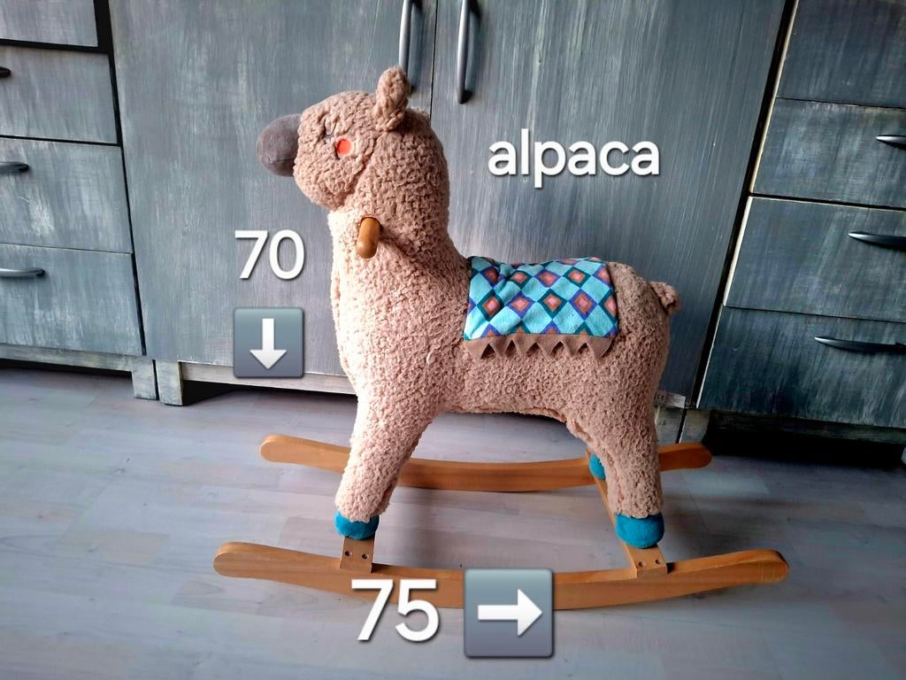Alpaca hobbeldier, Ophalen of Verzenden, Zo goed als nieuw