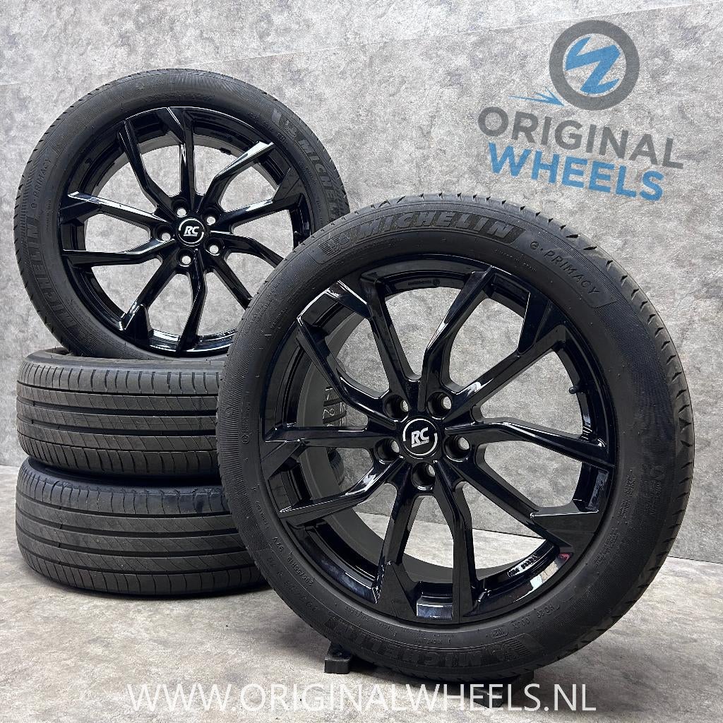 19 inch RC design velgen + zomerbanden Peugeot 3008 | 5008, Auto-onderdelen, Banden en Velgen, 19 inch, Gebruikt, Banden en Velgen