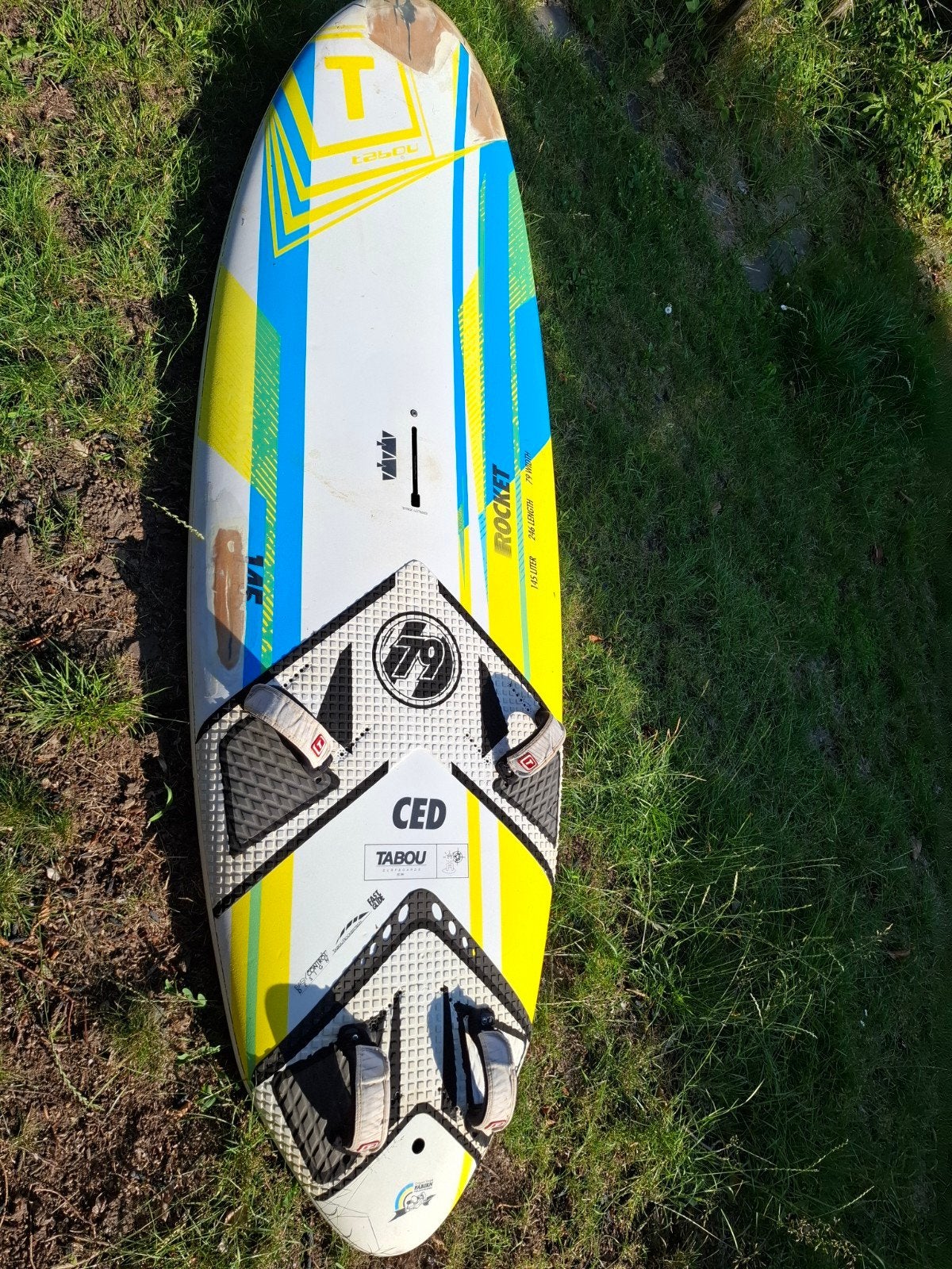 Tabou Rocket 145 liter windsurfplank., Ophalen, Gebruikt, Plank