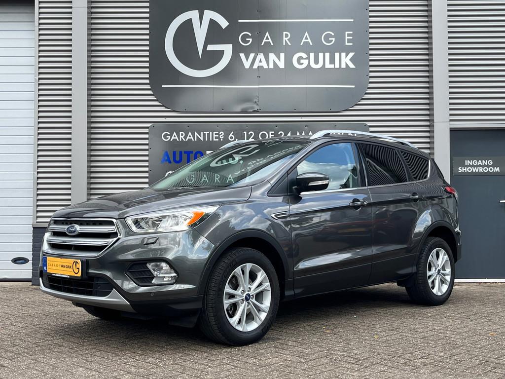 Ford Kuga 1.5 EcoBoost 150PK Navi,Clima,Cruise,Carplay,Isofi, Voorwielaandrijving, Skiluik, 4 cilinders, Leder en Stof