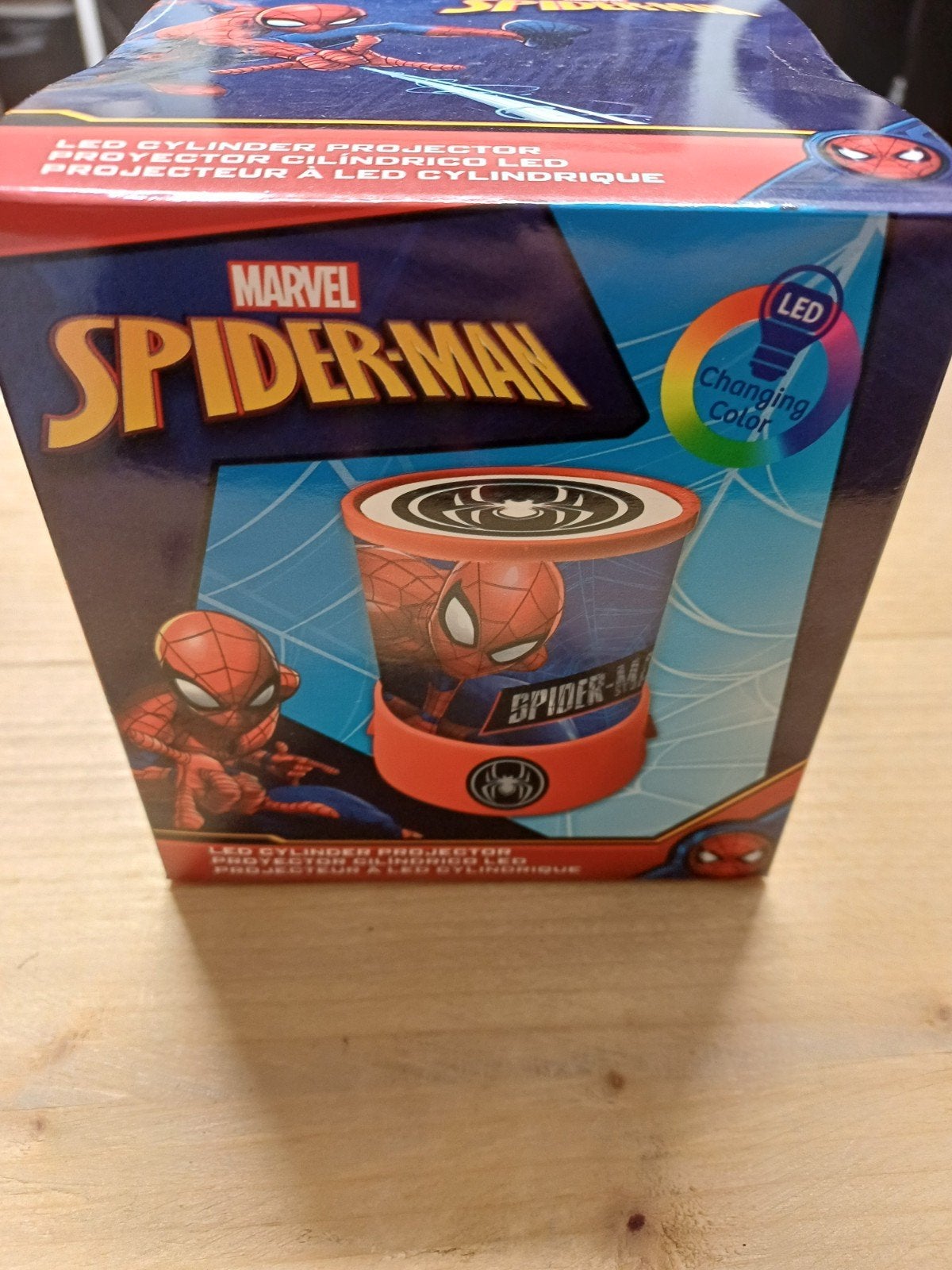 Spiderman LED Projector Lamp - Gezellige Kinderkamer, Ophalen of Verzenden