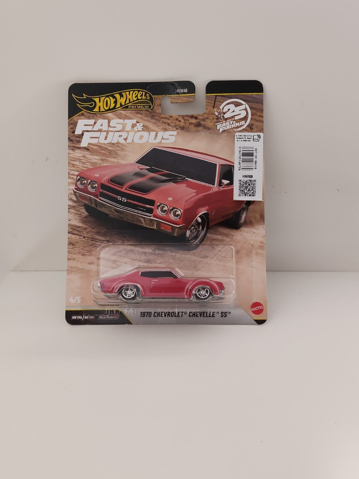 Error Hot Wheels Fast & Furious 1970 Chevrolet Chevelle SS, Kinderen en Baby's, Verzenden, Nieuw