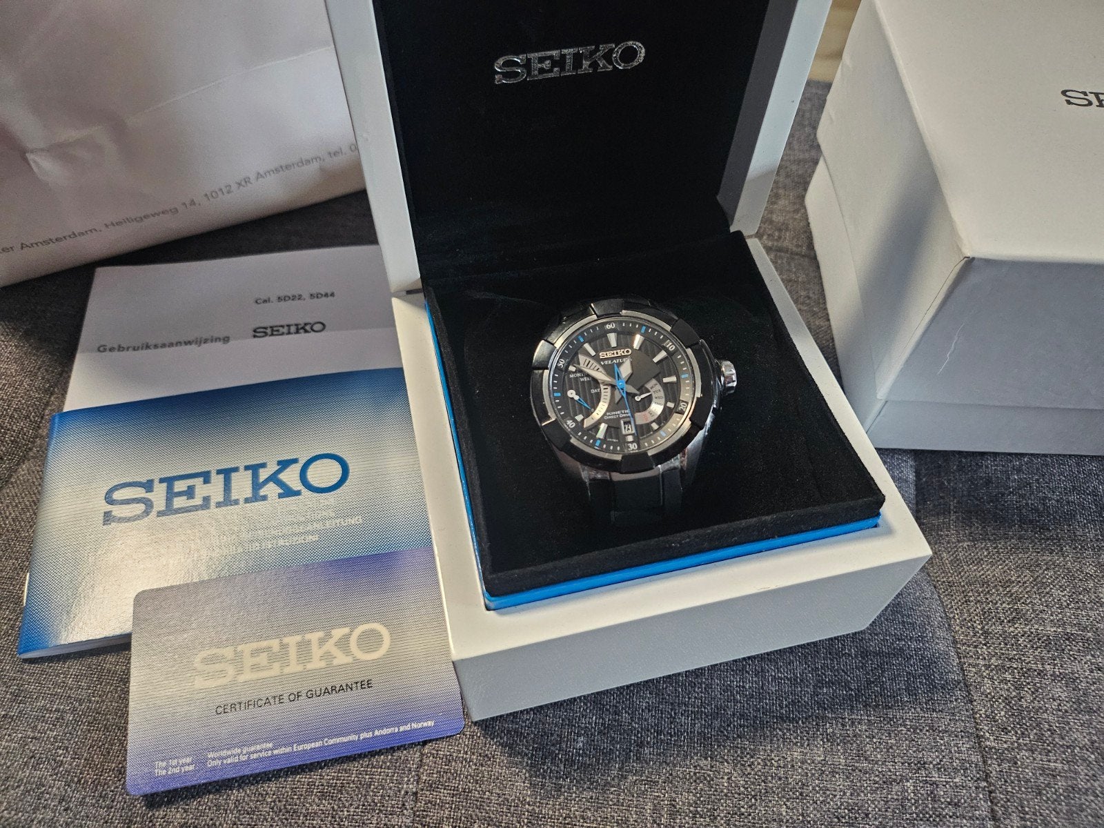 Seiko Velatura, Ophalen of Verzenden, Zo goed als nieuw, Seiko