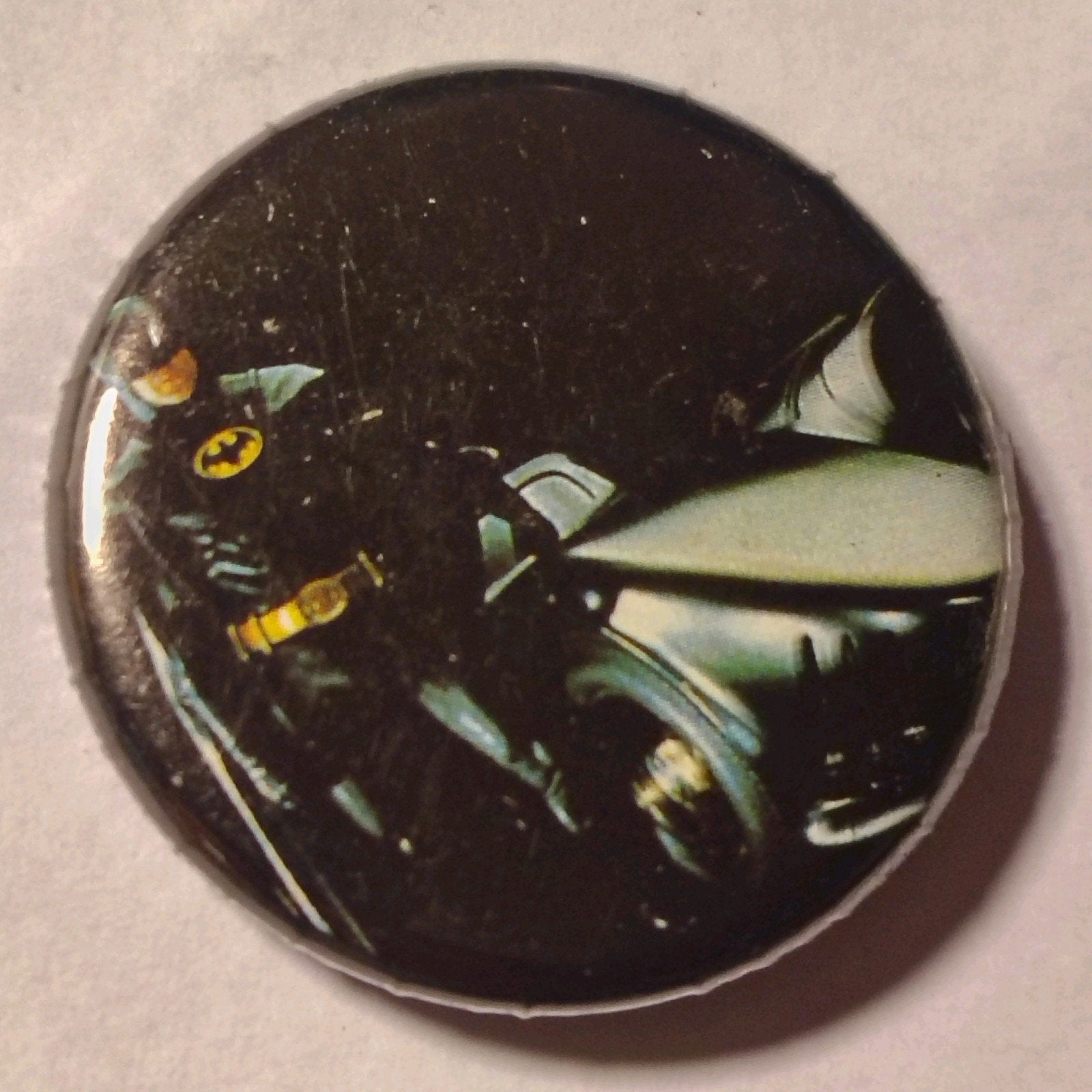 Vintage Batman Button, Verzamelen, Speldjes, Pins en Buttons, Ophalen of Verzenden, Gebruikt, Overige onderwerpen