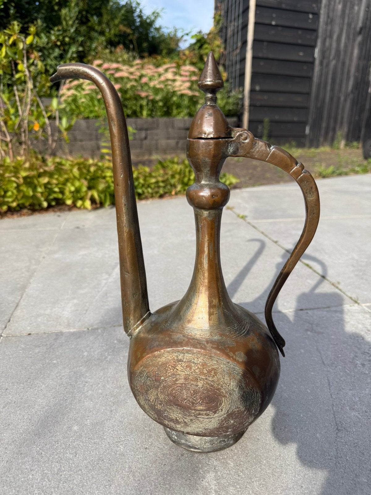 Antieke vertinde koperen Perzische Ottomaanse Qajar, Antiek en Kunst, Ophalen of Verzenden, Koper