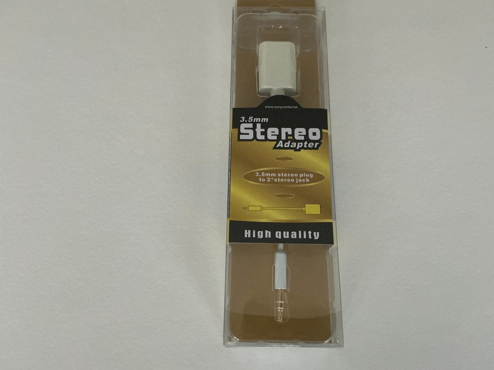 BellConn 3,5mm Stereo m to 2x stereo 3,5’ jack fm  HQ split, Ophalen of Verzenden, Zo goed als nieuw, NA, NA