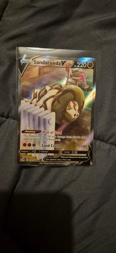 Sandaconda V Pokémon Kaart - Zo goed als nieuw, Ophalen of Verzenden, Zo goed als nieuw, Losse kaart