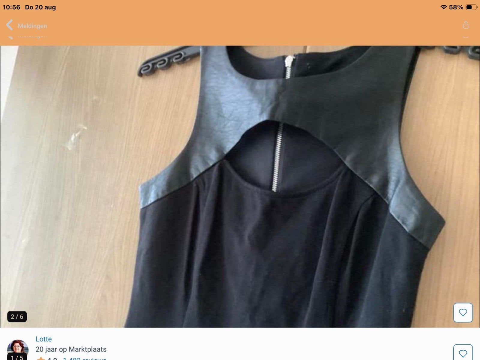 Zwart Tally Weijl jurkje met leren details - Maat 34, Ophalen of Verzenden, Zo goed als nieuw, Maat 34 (XS) of kleiner, Zwart