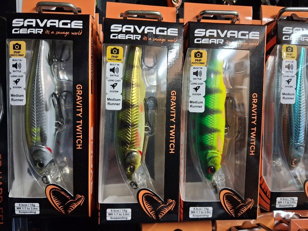 Savage Gear Gravity Twitch 95mm (Twitchbaits) in 5 kleuren, Tinstraat, Savage Gear, Overige typen, Nieuw