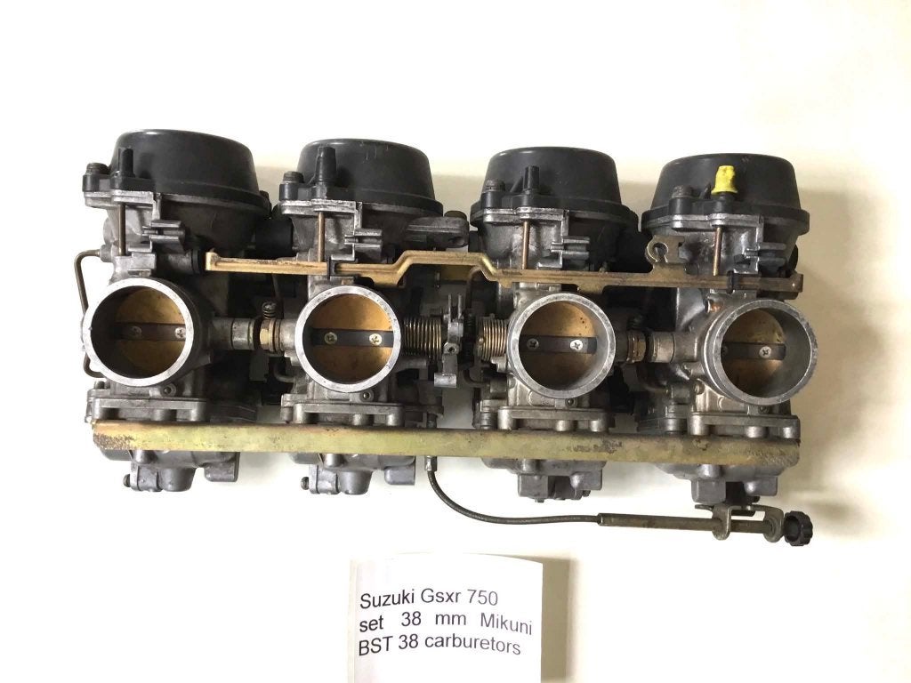 Suzuki GSX-R 750 – Originele Mikuni BST38 Carburateurset, Motoren, Ophalen of Verzenden, Gebruikt