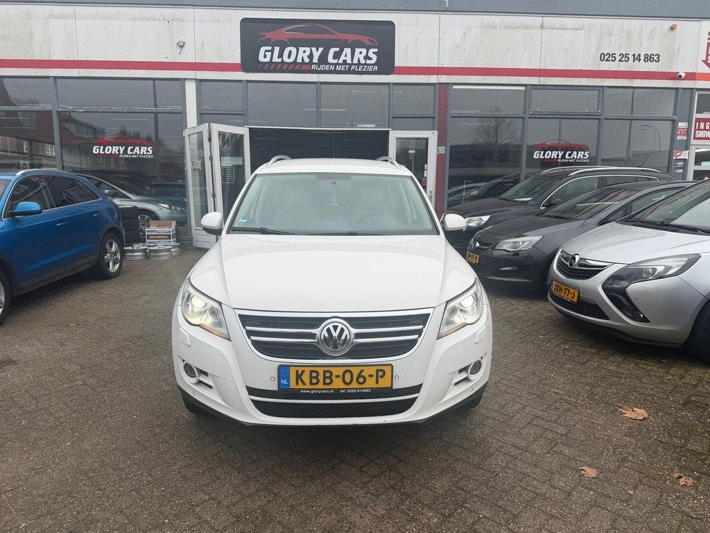 Volkswagen TIGUAN 2.0 TSI Sport&Style 4Motion DSG AUTOMAAT-L, Auto's, Volkswagen, Automaat, Gebruikt, Beige, 4 cilinders