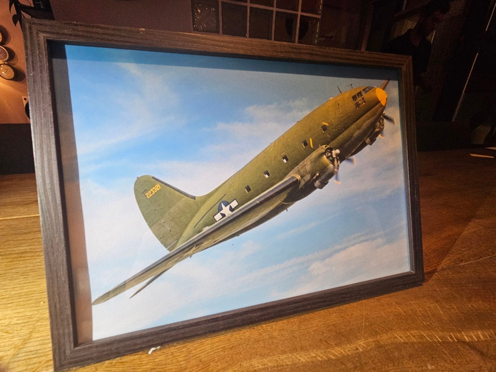 Poster Curtiss C 46 Commando, Ophalen of Verzenden, Kaart, Foto of Prent