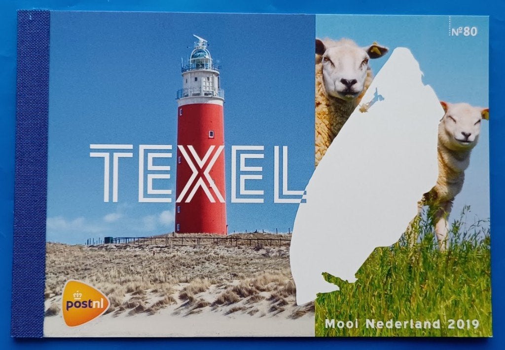 Prestigeboekje 80 Waddeneilanden Texel - Mooi Nederland 2019, Postzegels en Munten, Verzenden, Na 1940, Postfris