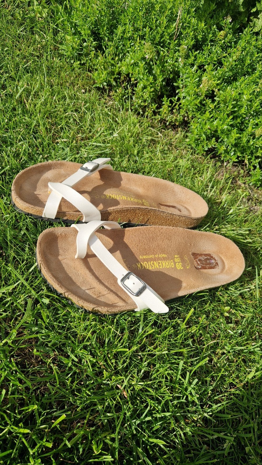 Birkenstock mayari maat 39, Wit, Zo goed als nieuw, Birkenstock, Sandalen of Muiltjes