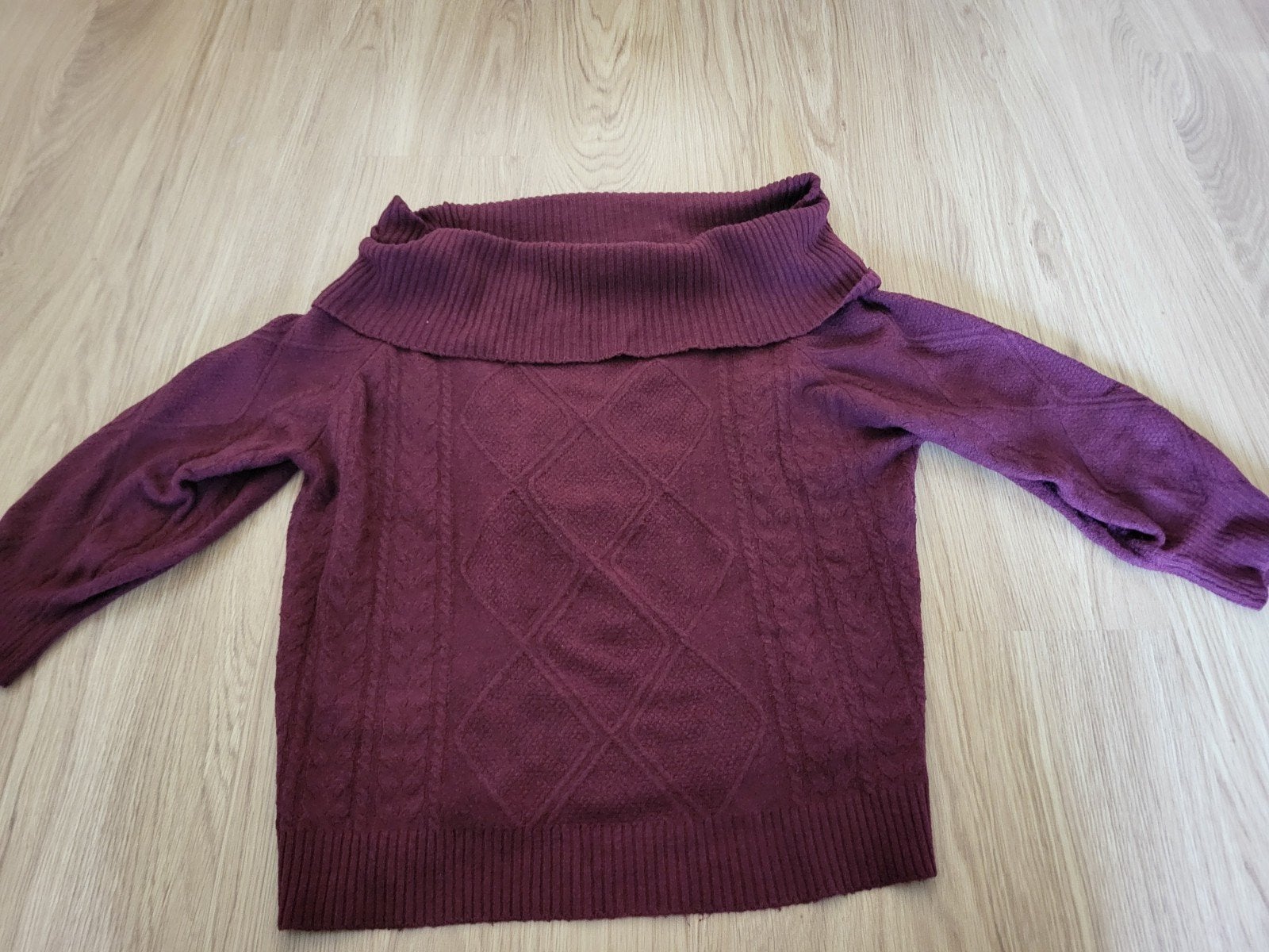 Donker rode off shoulder trui ms mode maat XXL, Ophalen of Verzenden, Zo goed als nieuw, Maat 46/48 (XL) of groter, Rood