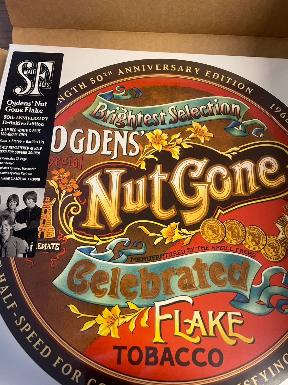 3 lp box geseald small faces ogden’s nut gone gesigneerd, Ophalen of Verzenden, Zo goed als nieuw, 12 inch, Poprock