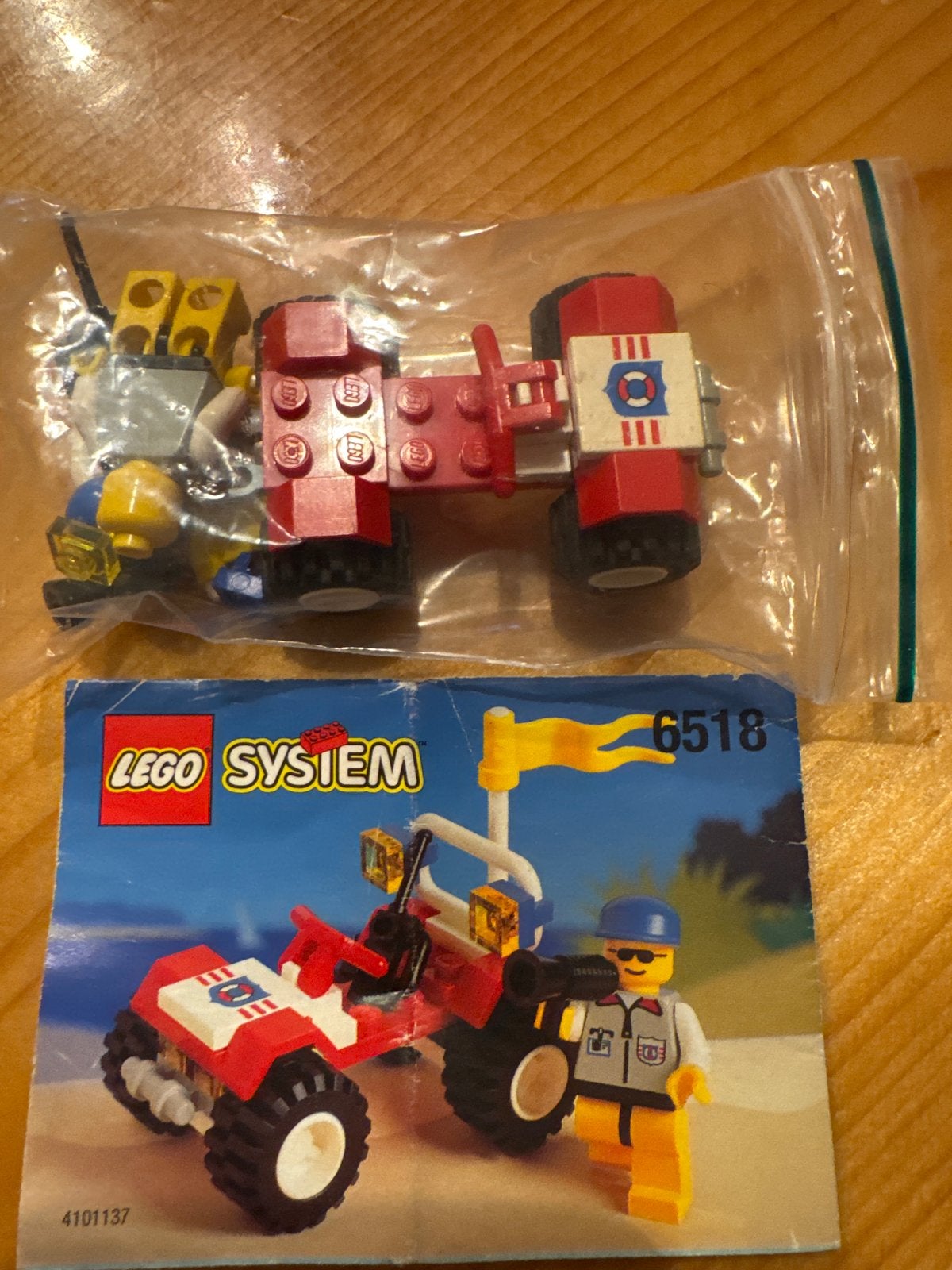 Lego System 6518: Strand Buggy met Minifiguur, Kinderen en Baby's, Lego, Ophalen of Verzenden, Complete set, Inclusief instructies