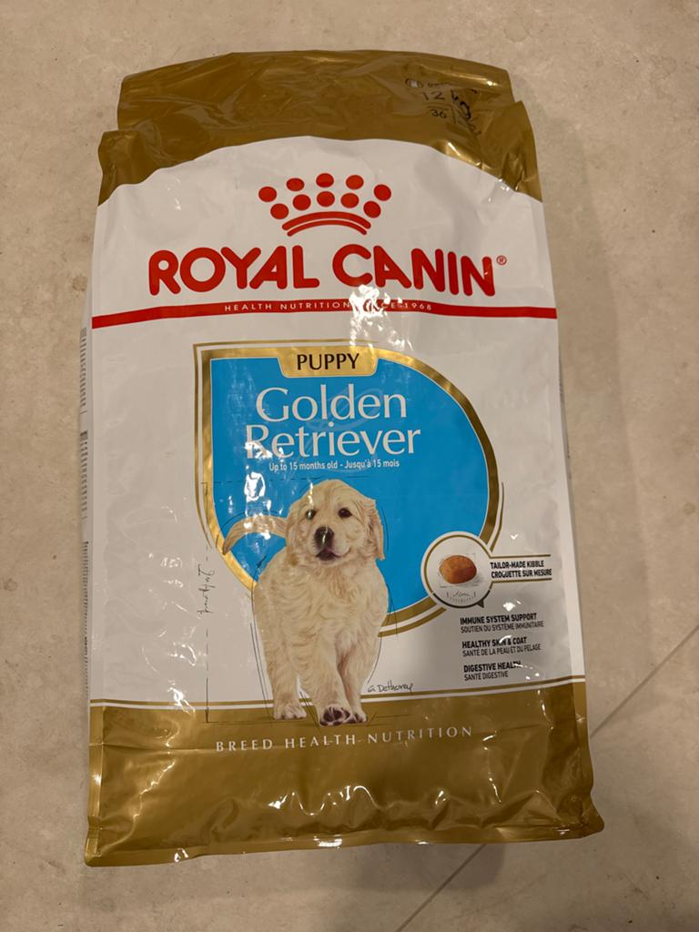 Royal canin 12 kg pup voer golden retriever, Dieren en Toebehoren, Ophalen of Verzenden, Hond