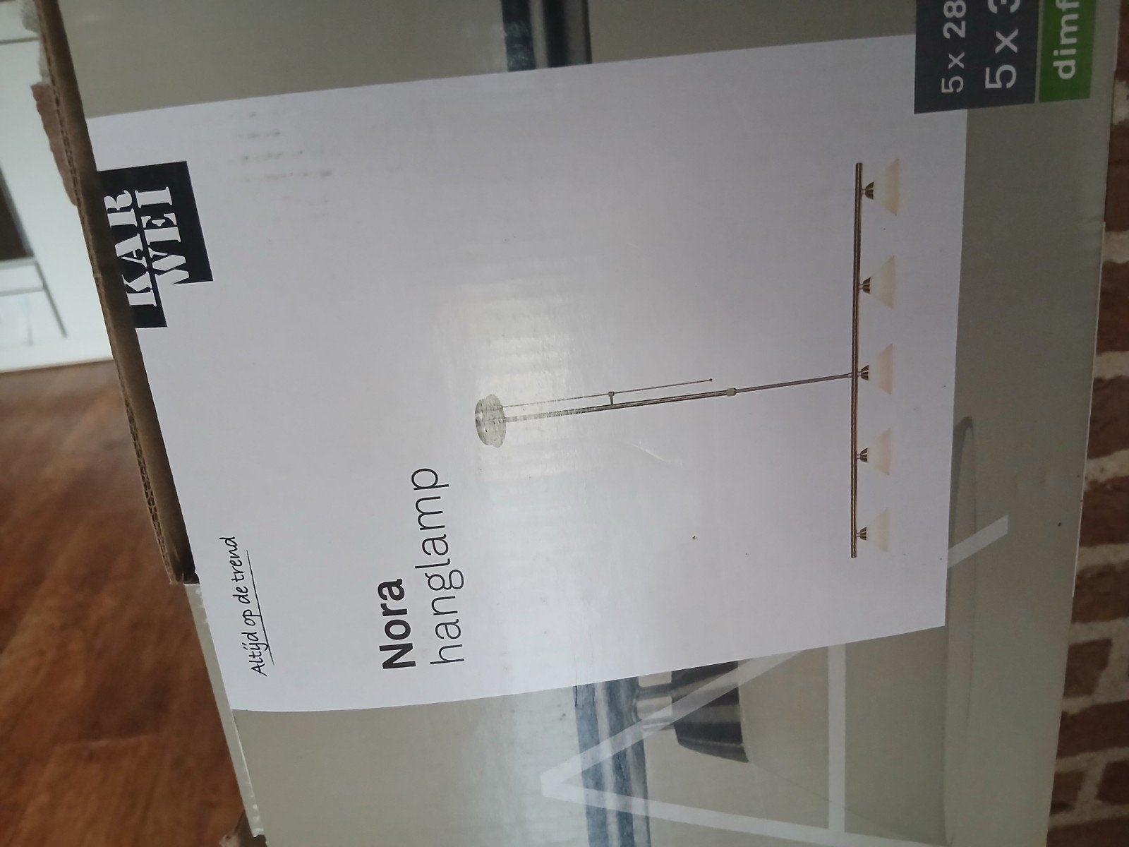 Nora hanglamp, Huis en Inrichting, Lampen | Hanglampen, Ophalen, Nieuw, Metaal, Modern
