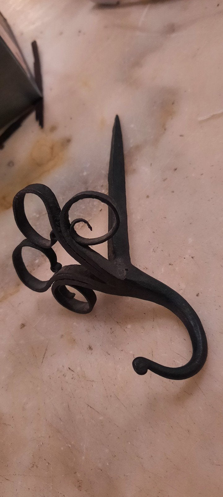 Antieke smeedijzeren mijnwerkershaak, Ophalen of Verzenden