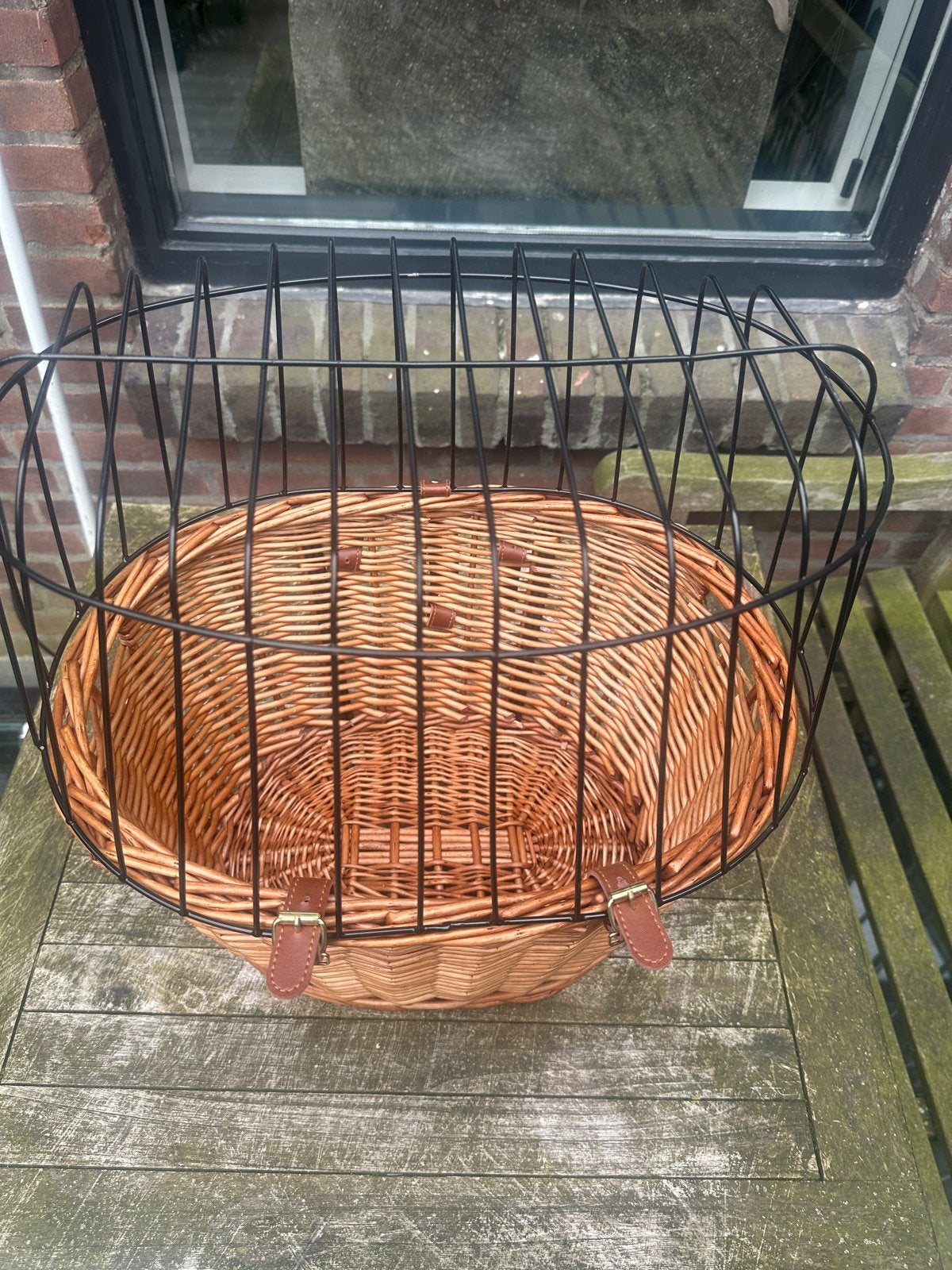 Trixie Hondenfietsmand met metalenrooster - Voorop de fiets., Ophalen of Verzenden, Zo goed als nieuw, Hondenkar, Minder dan 20 kg