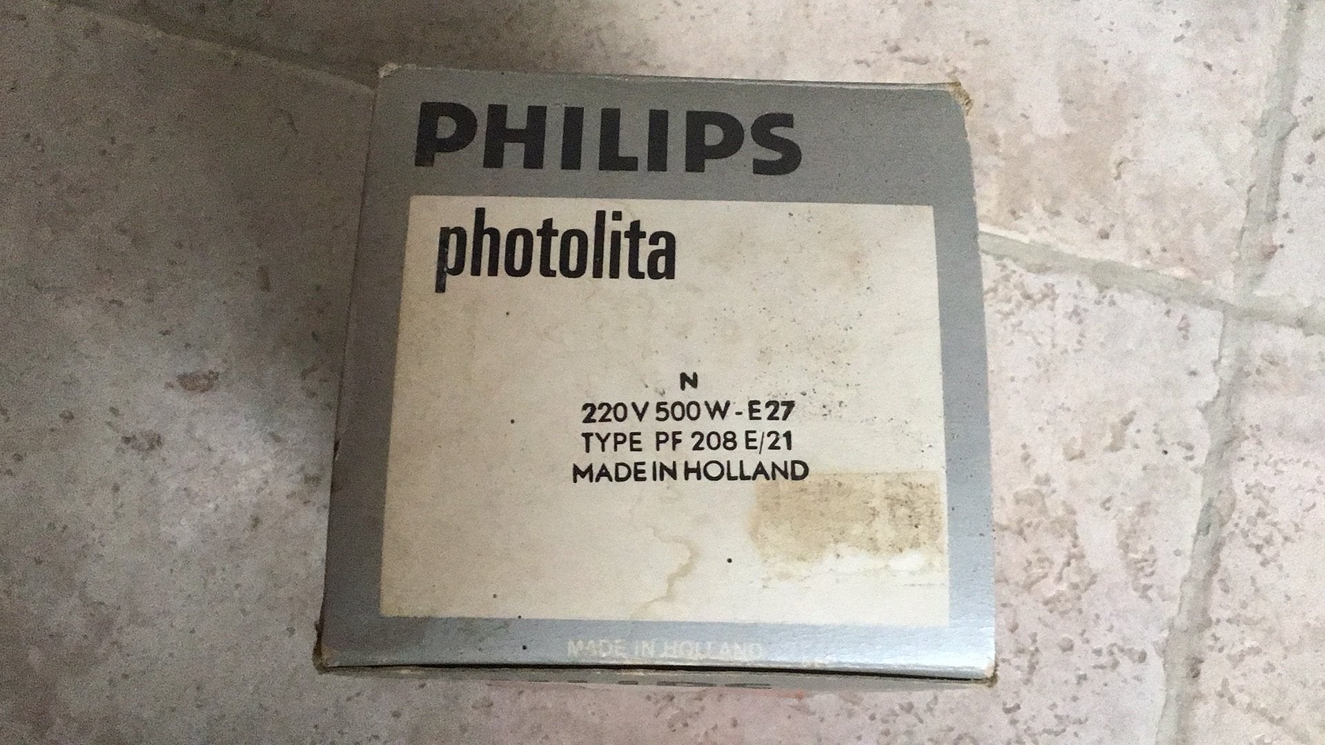 Lamp photolita, Ophalen of Verzenden, Zo goed als nieuw, E27 (groot), Led-lamp