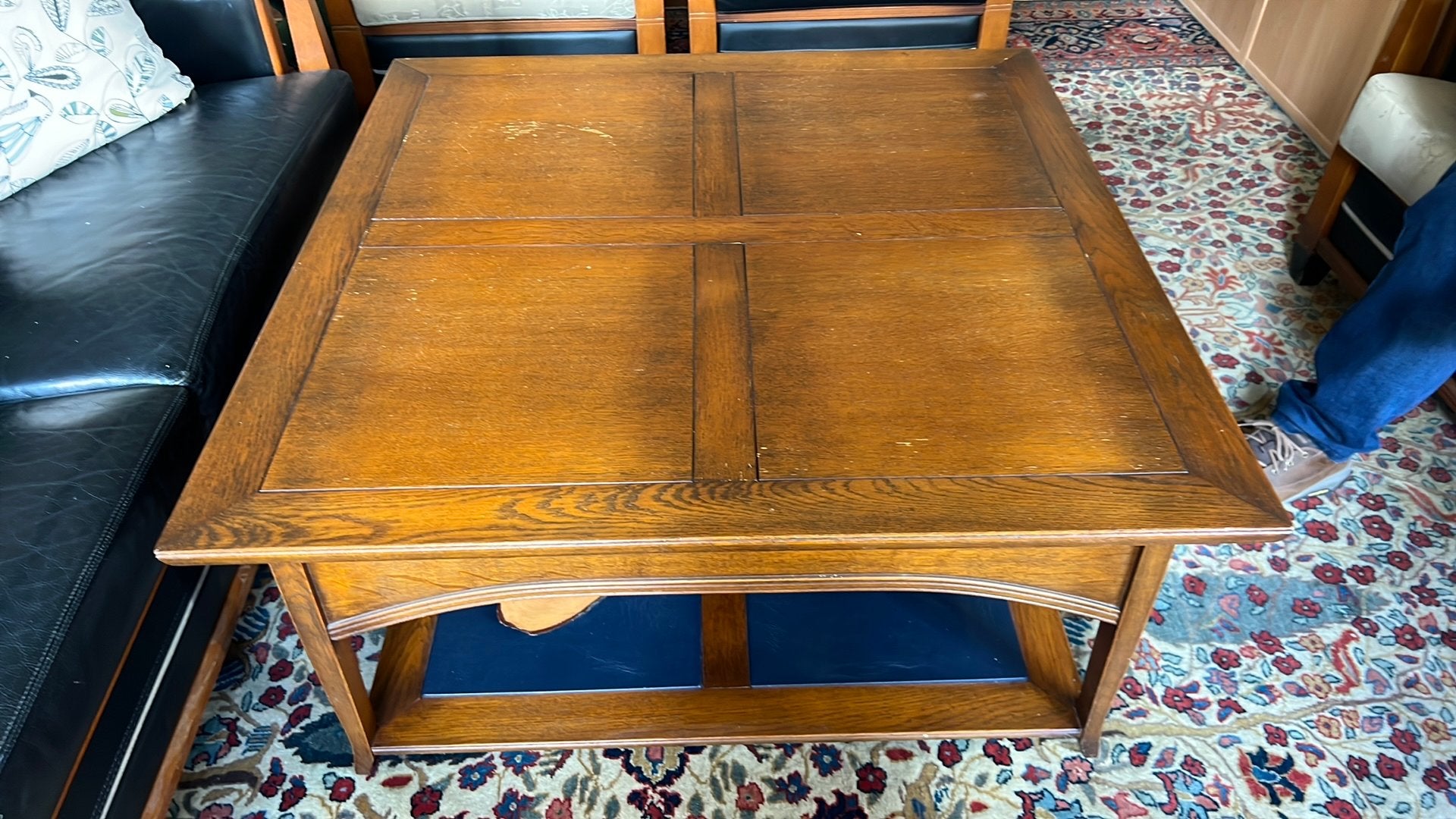 Salontafel gratis, Huis en Inrichting, Ophalen, 100 tot 150 cm, 50 tot 100 cm, Zo goed als nieuw