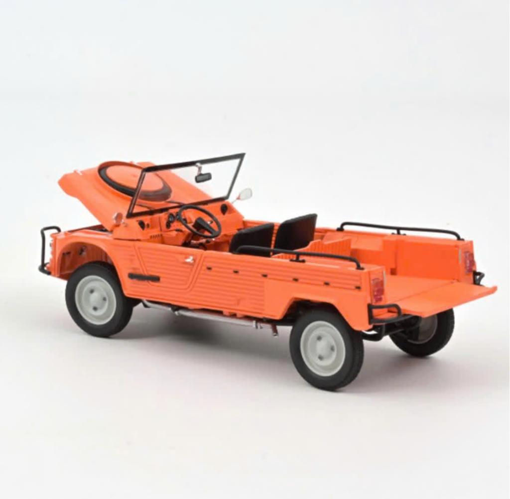 Citroen Mehari 4x4 '79 schaal Oranje 1/18 NOREV ref: 181654, Hobby en Vrije tijd, Modelauto's | 1:18, Verzenden, Nieuw, Auto, Norev