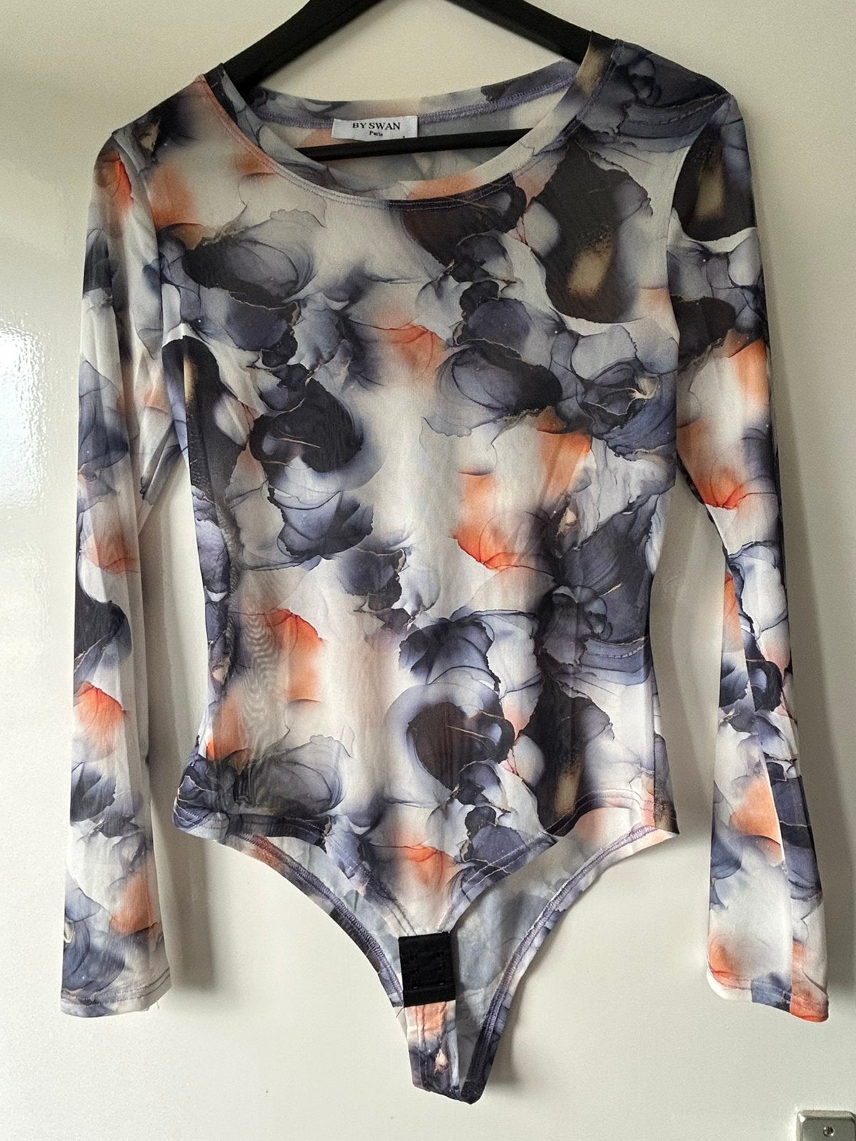 By Swan body grijs/oranje, maat L, Kleding | Dames, Ophalen of Verzenden, Nieuw, Maat 42/44 (L), Grijs