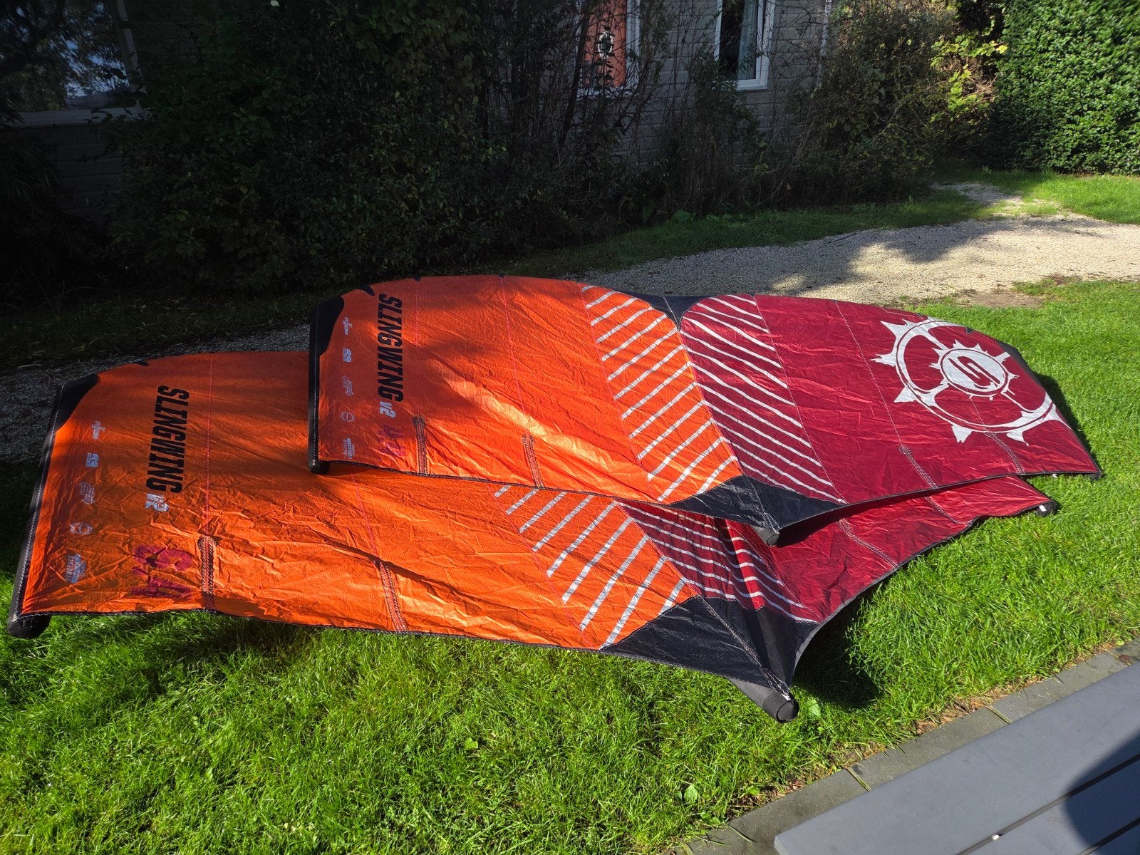 wingfoil Slingshot wings Slingwings V2 - 4.4m2 &  6.4m2, Ophalen of Verzenden, Gebruikt, Wingsurf-wing