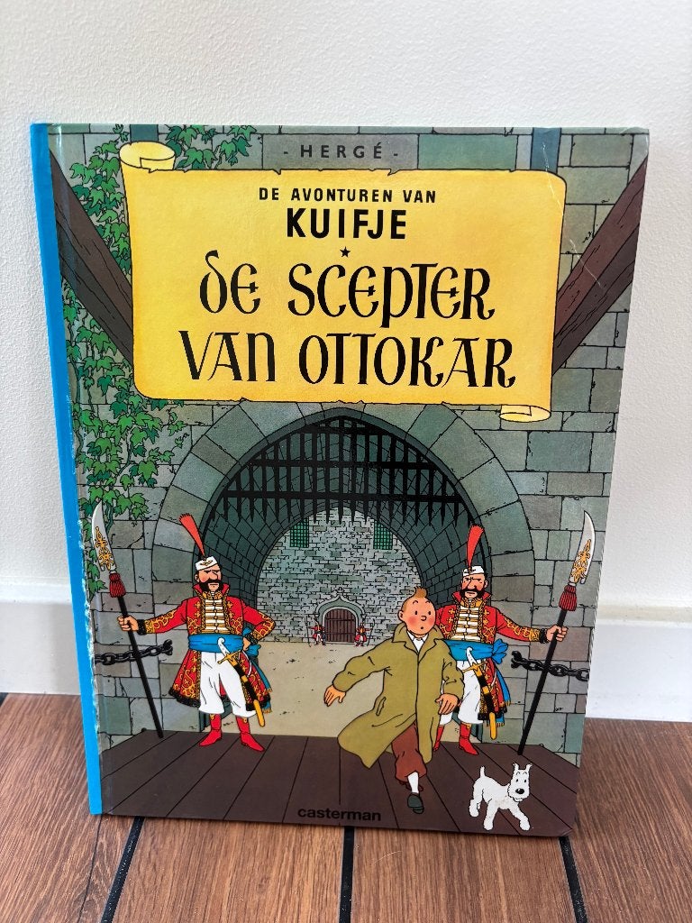 Kuifje - De Scepter van Ottokar - Hardcover, Boeken, Stripboeken, Gelezen, Eén stripboek, Ophalen of Verzenden, Hergé