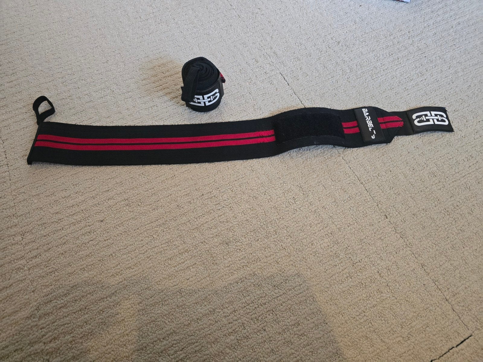 Wrist wraps extreme barbelts 68cm flexible, Ophalen of Verzenden, Zo goed als nieuw