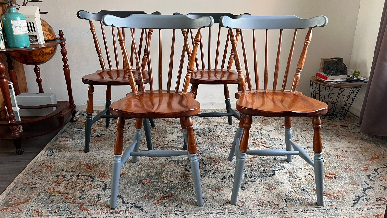 6 Oude cafestoelen, Nl’se makelij uit  Oirschot. 6voor €50!, Antiek en Kunst, Antiek | Meubels | Stoelen en Banken, Ophalen