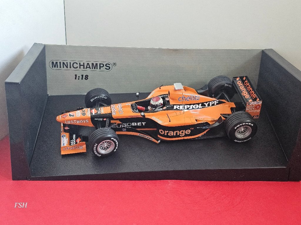 Arrows F1, Showcar Jos Verstappen # 19, 2000, Minichamps., Ophalen of Verzenden, Zo goed als nieuw, Formule 1