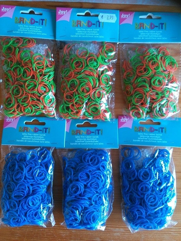 loombandjes in gesloten zakjes, Ophalen, Nieuw