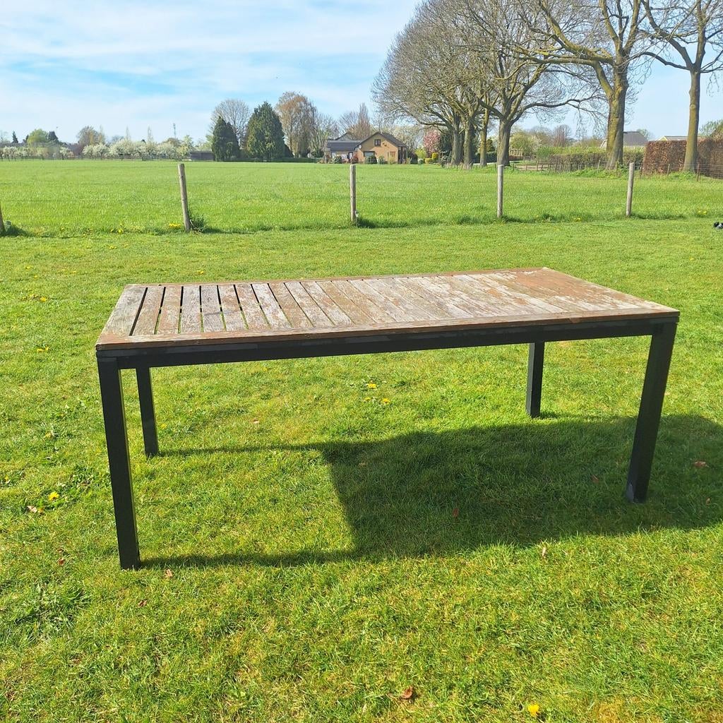 Tuintafel  180 x 90 x 73 cm, Ophalen of Verzenden, Rechthoekig, Hout