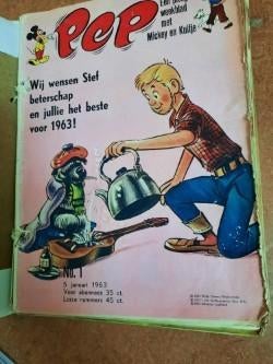 weekblad PEP, Ophalen, Gelezen, Walt Disney, Eén stripboek