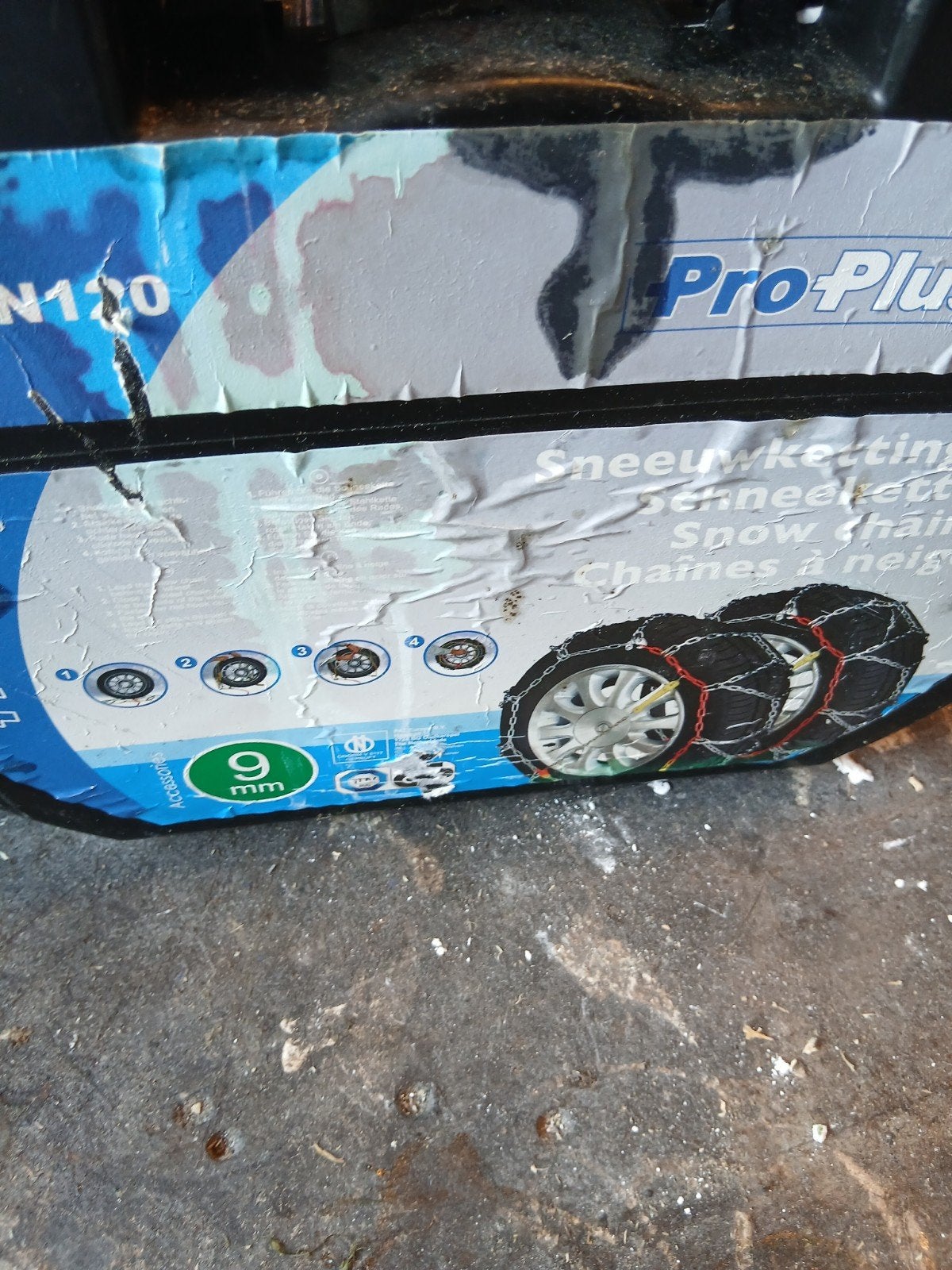 Sneeuwkettingen Pro-Plus KN120 - Diverse bandenmaten, Auto diversen, Ophalen of Verzenden, Gebruikt