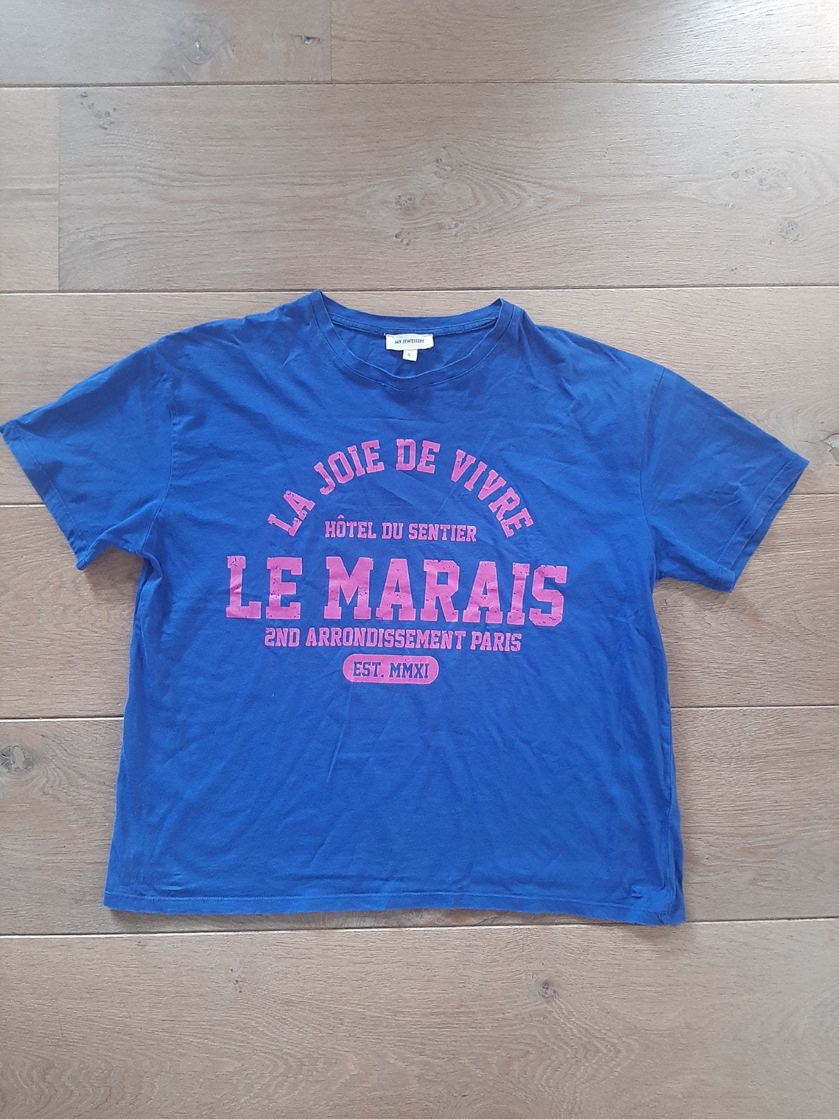 My Jewellery T-shirt Maat L, My Jewellery, Blauw, Maat 42/44 (L), Ophalen of Verzenden