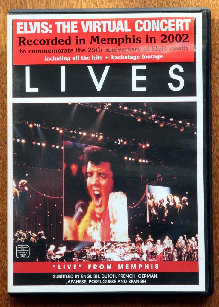 DVD Elvis Presley Virtual Concert., Alle leeftijden, Ophalen of Verzenden, Zo goed als nieuw