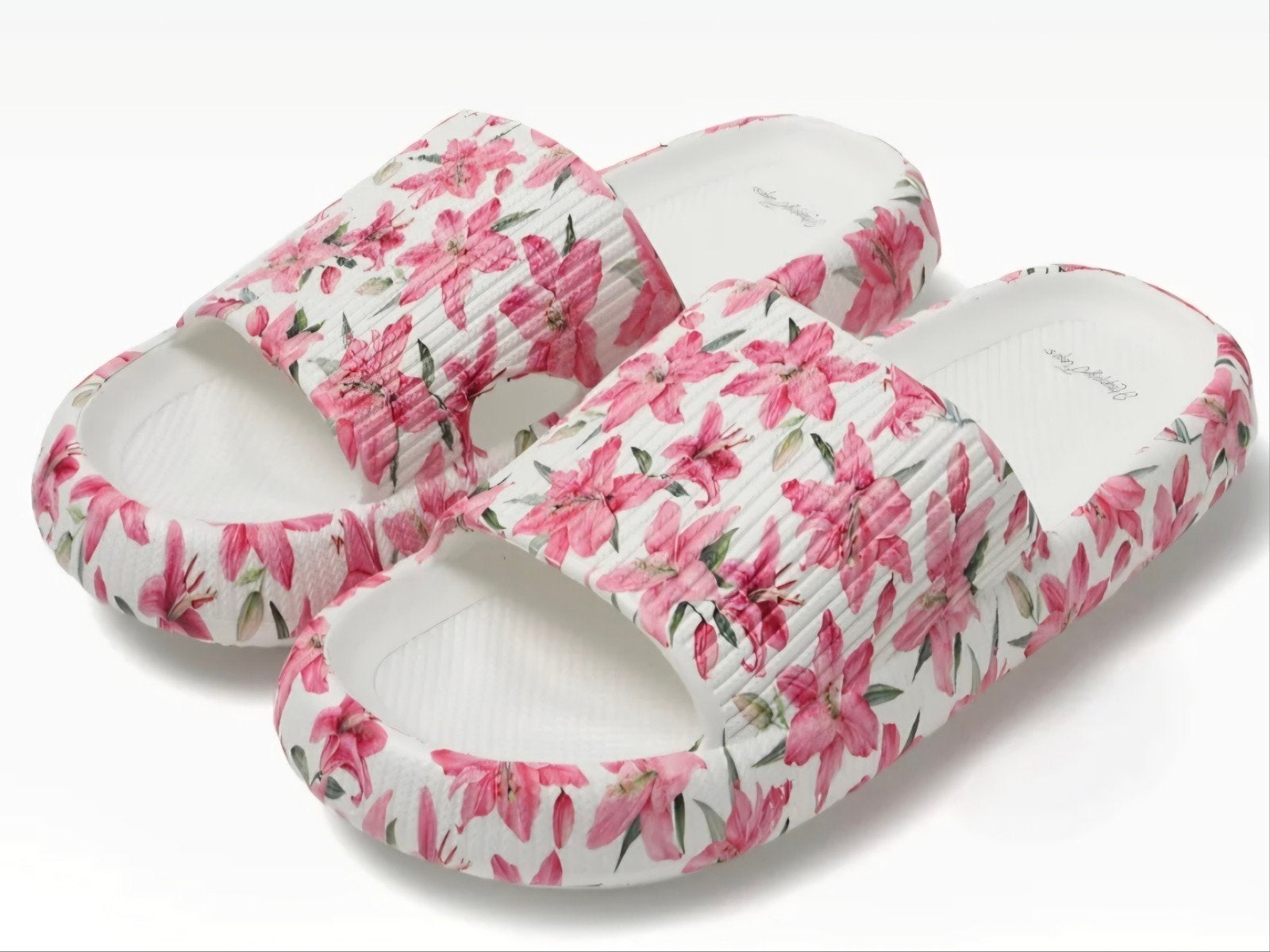 Happy Flops Bloesem Limited Edition Slippers - Maat 40/41, Slippers, Ophalen of Verzenden, Zo goed als nieuw, Roze