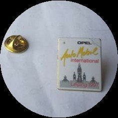 OPEL pin ,Leipzig 1971, Verzamelen, Speldjes, Pins en Buttons, Ophalen of Verzenden, Zo goed als nieuw, Transport, Speldje of Pin