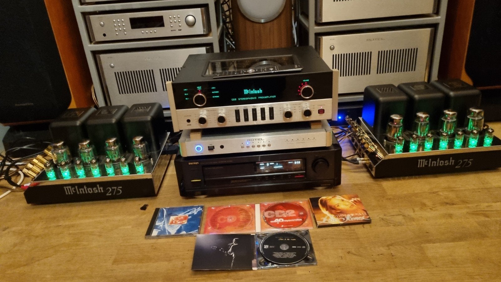 Mcintosh MC 275-5 buizenversterker, Ophalen, Buis of Buizen