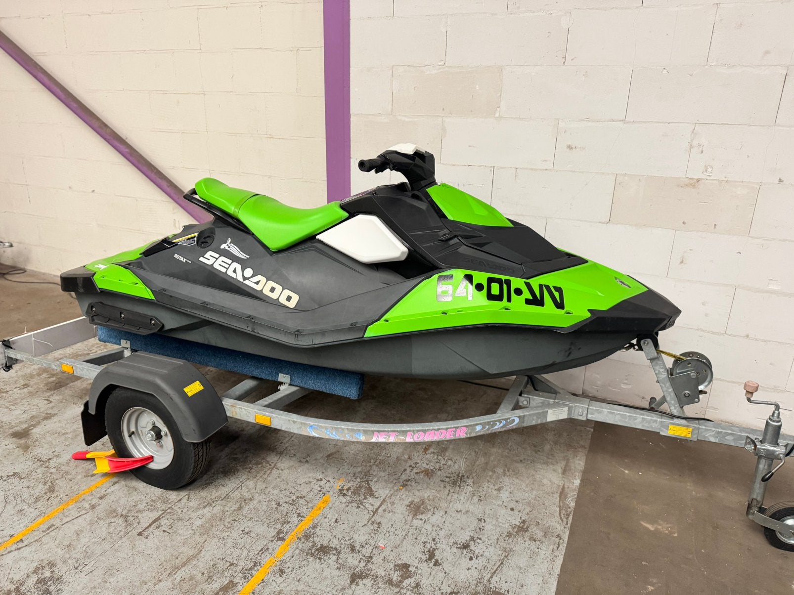 Waterscooter Seadoo Spark Rotax 60PK - Inclusief trailer!, Watersport en Boten, Ophalen, Zo goed als nieuw, Benzine, Minder dan 70 pk