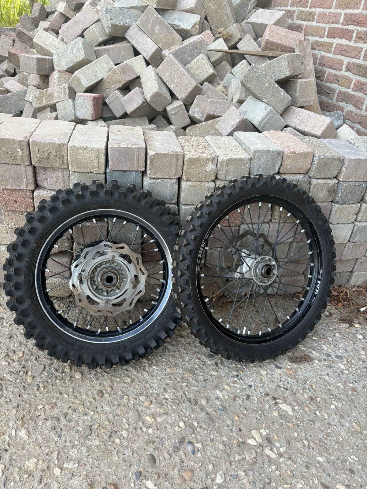85 kleine wielen ktm, Ophalen