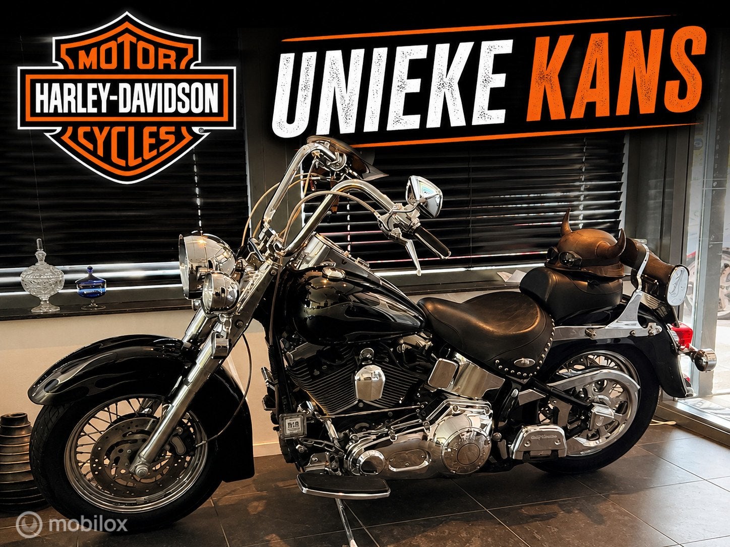 Harley Davidson 88 FLSTC Heritage Softail 2002, Motoren, Motoren | Harley-Davidson, Chopper, Bedrijf, 1449 cc, Joda 7500