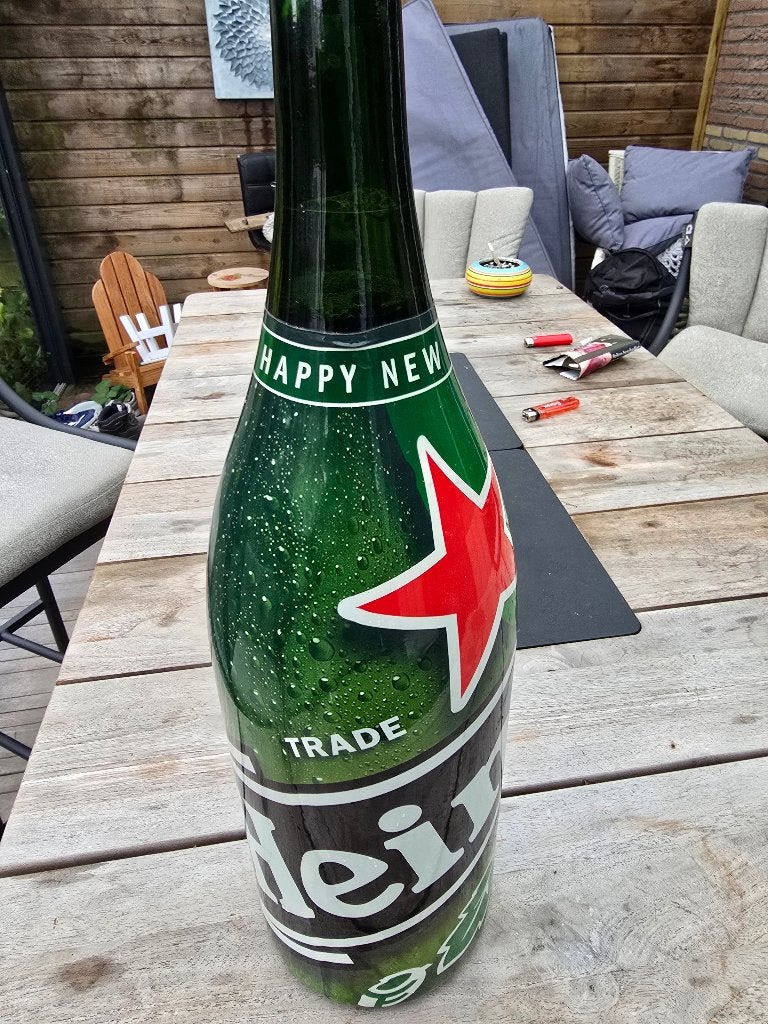 Zeldzame Heineken Millennium Fles 3 Liter Collectors Item, Ophalen of Verzenden, Nieuw, Flesje(s), Heineken