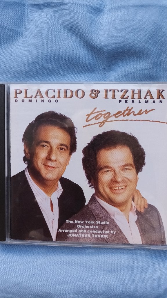 Together - Placido Domingo - Itzhak Perlman - EMI, Modernisme tot heden, Ophalen of Verzenden, Zo goed als nieuw, Vocaal