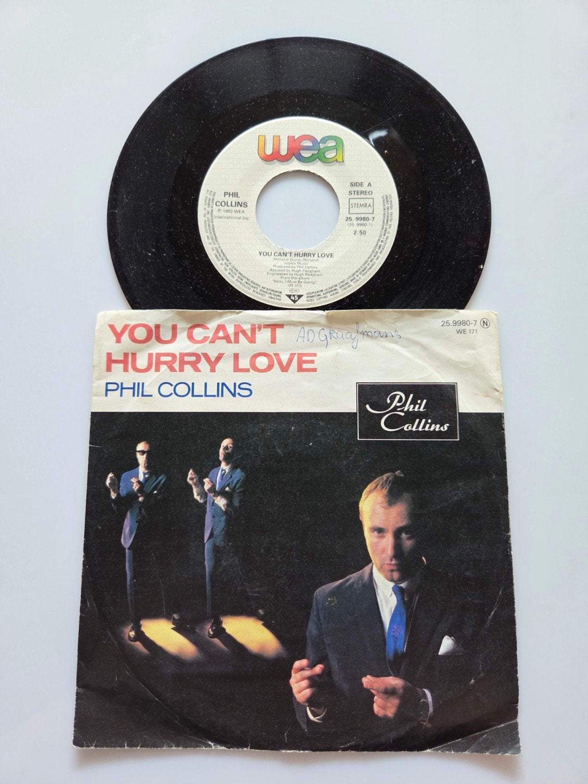 Phil Collins - You can't hurry love, Ophalen of Verzenden, Gebruikt, 7 inch, Pop