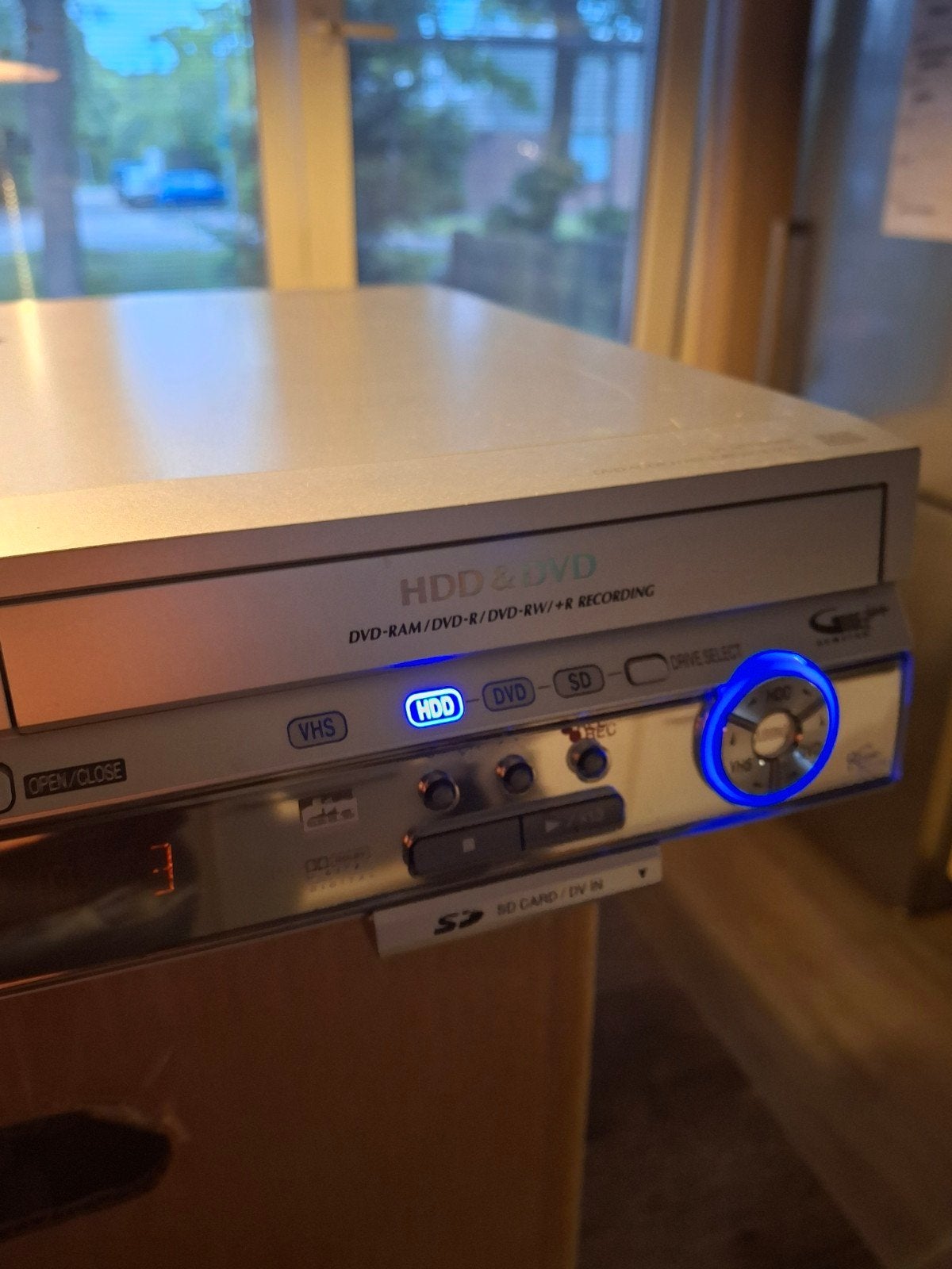 Panasonic VHS/HDD/DVD combi recorder, Audio, Tv en Foto, Videospelers, Ophalen of Verzenden, Gebruikt, VHS-speler of -recorder